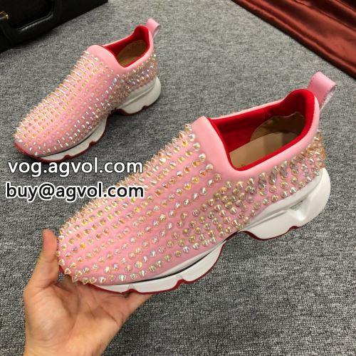 超激得品質保証 2022 Christian Louboutinコピー 著名人の着 シューズ  クリスチャンルブタンコピー  スニーカー