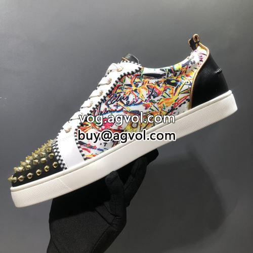 リゾートスタイル 2022 確定となる上品 クリスチャンルブタンコピー Christian Louboutinコピー スニーカー シューズ