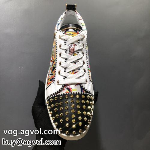 リゾートスタイル 2022 確定となる上品 クリスチャンルブタンコピー Christian Louboutinコピー スニーカー シューズ