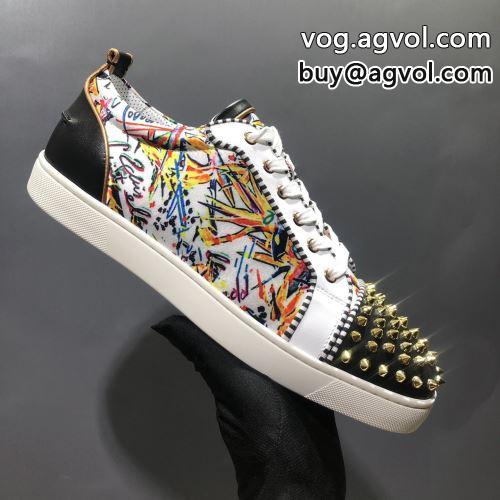 リゾートスタイル 2022 確定となる上品 クリスチャンルブタンコピー Christian Louboutinコピー スニーカー シューズ