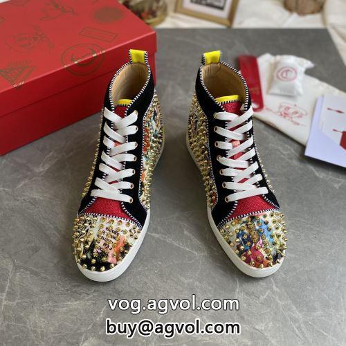 ナチュラルな素材感 スニーカー 2022 Christian Louboutinコピー クリスチャンルブタンコピー 海外限定ライン シューズ