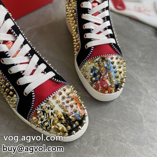 ナチュラルな素材感 スニーカー 2022 Christian Louboutinコピー クリスチャンルブタンコピー 海外限定ライン シューズ
