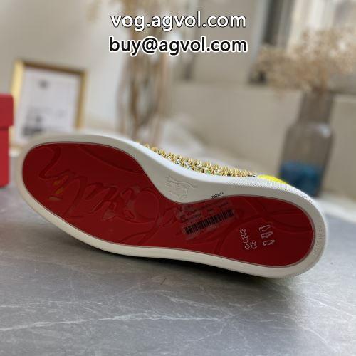 ナチュラルな素材感 スニーカー 2022 Christian Louboutinコピー クリスチャンルブタンコピー 海外限定ライン シューズ