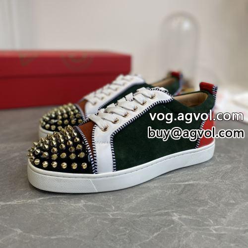  2022 シューズ Christian Louboutinコピー 今一番HOTな新品  優しい色合い スニーカー クリスチャンルブタンコピー 