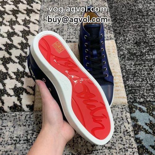 シューズ 優美なお出かけスタイル クリスチャンルブタンコピー 2022  Christian Louboutinコピー スニーカー 優しい色合い