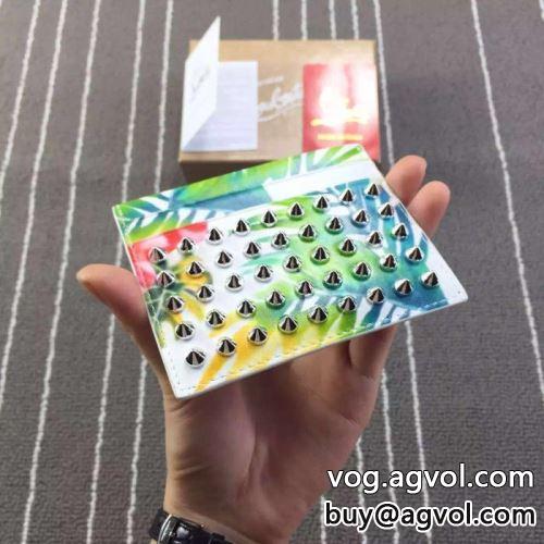 ウォレット 極小財布 Christian Louboutinコピー カラフル 2022 スマート クリスチャンルブタンコピー