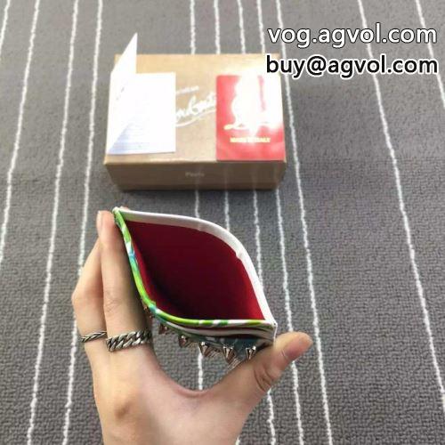 ウォレット 極小財布 Christian Louboutinコピー カラフル 2022 スマート クリスチャンルブタンコピー
