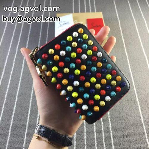 海外セレブ愛用 Christian Louboutinコピー カード入れ付 クリスチャンルブタンコピー ウォレット 2022