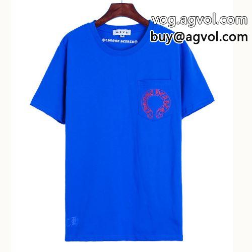 クロムハーツコピー 最安値に挑戦 2022 半袖Tシャツ 自分らしいスタイリング CHROME HEARTSコピー 2色可選
