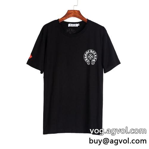 2022 魅力ファッション 半袖Tシャツ CHROME HEARTSコピー カジュアル 2色可選 クロムハーツコピー