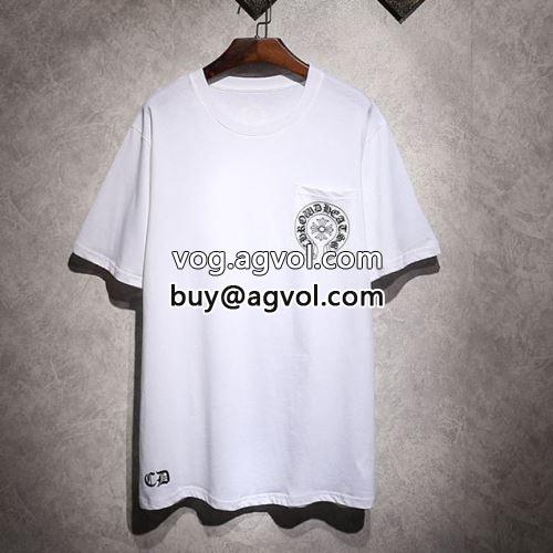 2色可選 高品質 人気  2022 クロムハーツコピー 半袖Tシャツ 気軽にカジュアルに使える CHROME HEARTSコピー