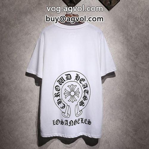 2色可選 高品質 人気  2022 クロムハーツコピー 半袖Tシャツ 気軽にカジュアルに使える CHROME HEARTSコピー