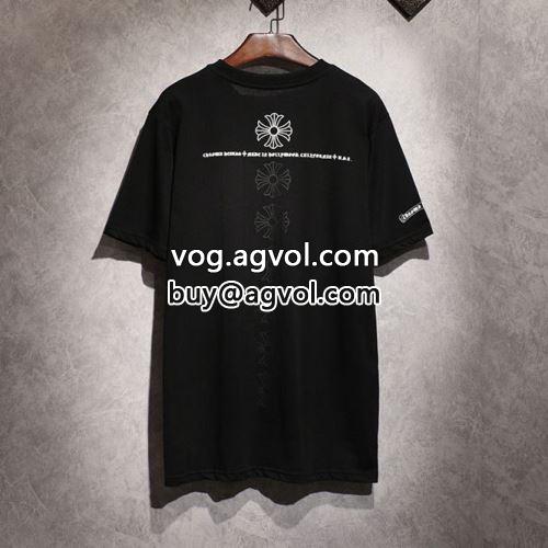 半袖Tシャツ ネックライン CHROME HEARTSコピー 2022 クロムハーツコピー  2色可選 高級感ある