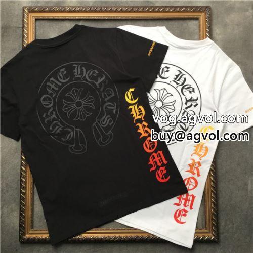  着心地満点 クロムハーツコピー 綺麗に決まるフォルム！ 半袖Tシャツ CHROME HEARTSコピー 2022 2色可選 