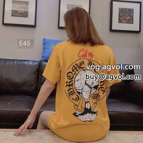  着回し度抜群 人気新品★超特価★ 2022 CHROME HEARTSコピー  クロムハーツコピー 半袖Tシャツ  