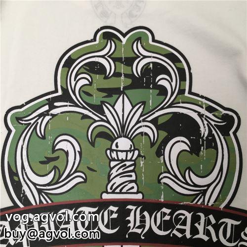 大絶賛の履き心地 2022 CHROME HEARTSコピー 2色可選 シンプル クロムハーツコピー 半袖Tシャツ