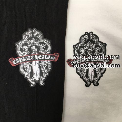 大絶賛の履き心地 2022 CHROME HEARTSコピー 2色可選 シンプル クロムハーツコピー 半袖Tシャツ