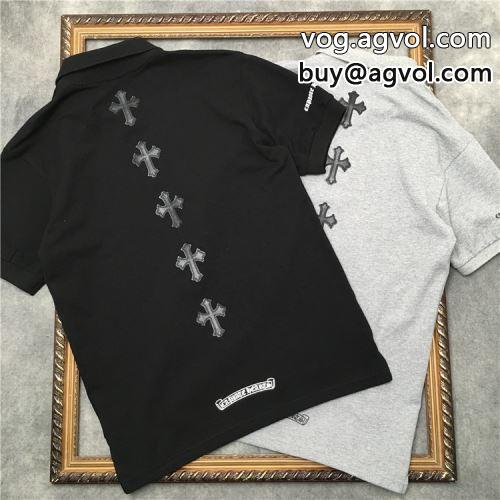 オリジナル 2色可選 クロムハーツコピー 2022 細身のシルエッ 半袖Tシャツ  CHROME HEARTSコピー