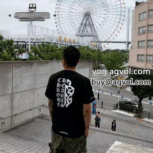 デザイン性の高い 2022 半袖Tシャツ CHROME HEARTSコピー クールビズ 2色可選 クロムハーツコピー