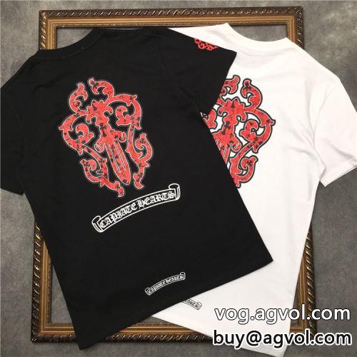 ドライ クロムハーツコピー ポップ 2022 半袖Tシャツ  CHROME HEARTSコピー 2色可選