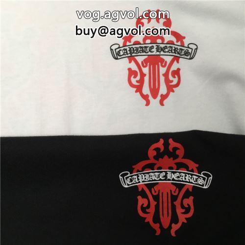 ドライ クロムハーツコピー ポップ 2022 半袖Tシャツ  CHROME HEARTSコピー 2色可選