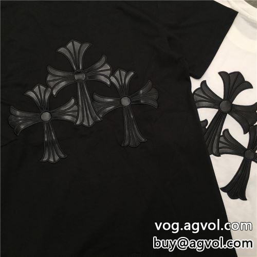 クロムハーツコピー 超目玉 半袖Tシャツ 2色可選 ファッション 人気  CHROME HEARTSコピー 2022