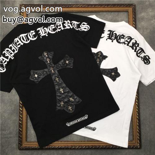  コスパ最高のプライス 2022 CHROME HEARTSコピー 2色可選 半袖Tシャツ  クロムハーツコピー   