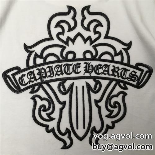 レイヤード風 2色可選 おすすめ/オススメ クロムハーツコピー 2022 半袖Tシャツ  CHROME HEARTSコピー
