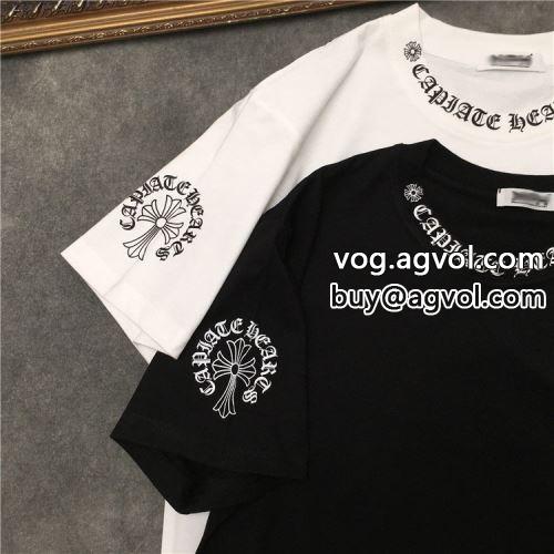 吸汗性に優れ 半袖Tシャツ 2022 2色可選 セール中 クロムハーツコピー  CHROME HEARTSコピー