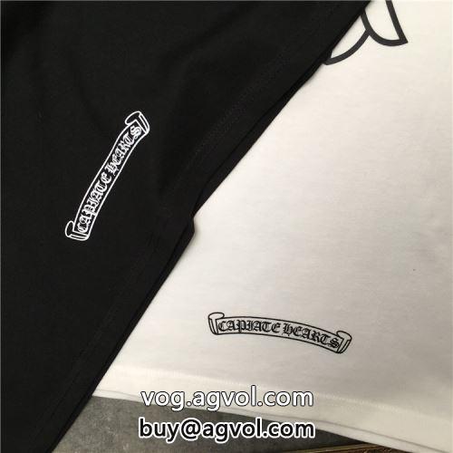 吸汗性に優れ 半袖Tシャツ 2022 2色可選 セール中 クロムハーツコピー  CHROME HEARTSコピー