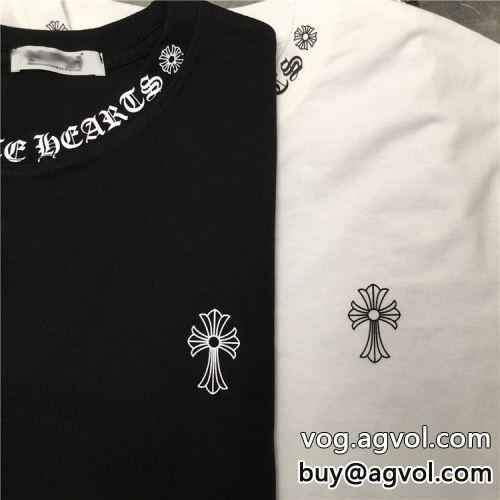 吸汗性に優れ 半袖Tシャツ 2022 2色可選 セール中 クロムハーツコピー  CHROME HEARTSコピー