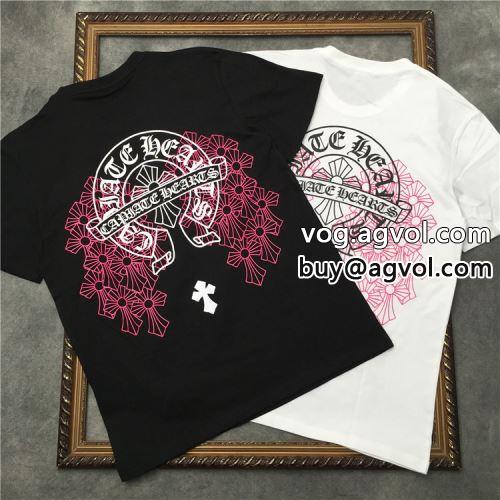  風合いが出る 2色可選 2022 CHROME HEARTSコピー 半袖Tシャツ クロムハーツコピー   
