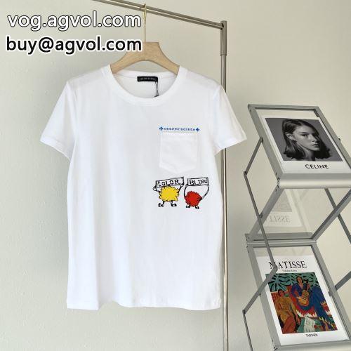 半袖Tシャツ クロムハーツコピー 魅力ファッション 2022 カジュアル CHROME HEARTSコピー