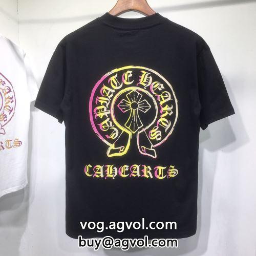  2022 柔らかい手触り CHROME HEARTSコピー 個性的 半袖Tシャツ クロムハーツコピー 2色可選   