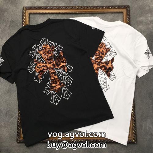着回し度抜群 人気新品★超特価★ 2色可選 2022 CHROME HEARTSコピー 半袖Tシャツ クロムハーツコピー 