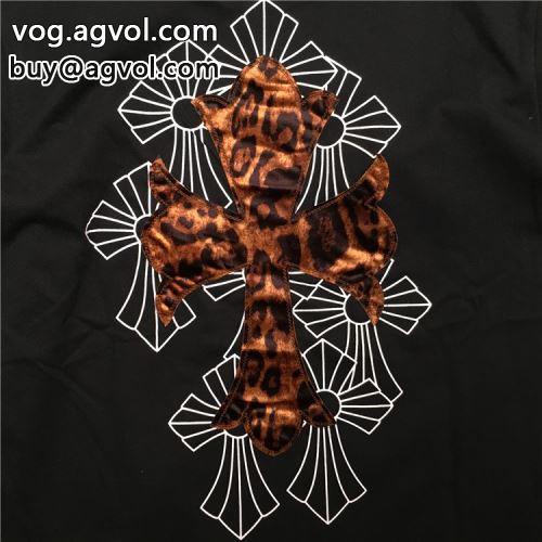着回し度抜群 人気新品★超特価★ 2色可選 2022 CHROME HEARTSコピー 半袖Tシャツ クロムハーツコピー