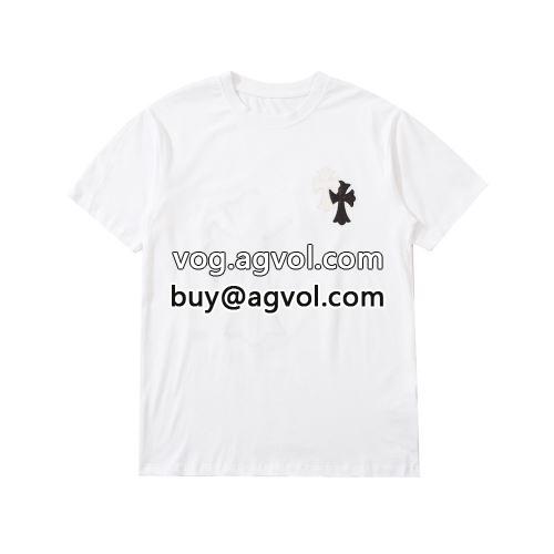  2022 2色可選 肌に密着 クロムハーツコピー CHROME HEARTSコピー 着心地抜群 半袖Tシャツ  