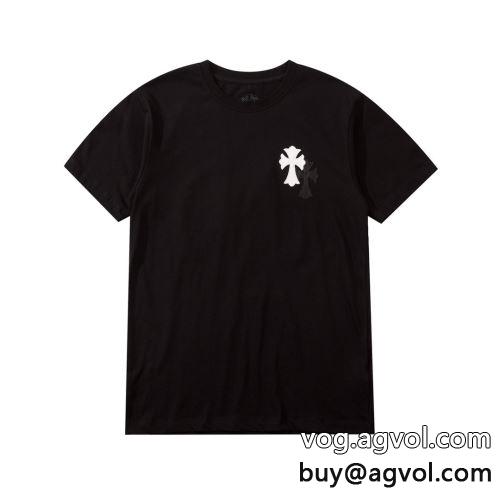 2022 2色可選 肌に密着 クロムハーツコピー CHROME HEARTSコピー 着心地抜群 半袖Tシャツ
