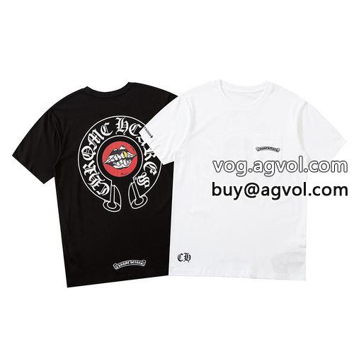  シンプル 大絶賛の履き心地 半袖Tシャツ クロムハーツコピー 2色可選 2022 CHROME HEARTSコピー  