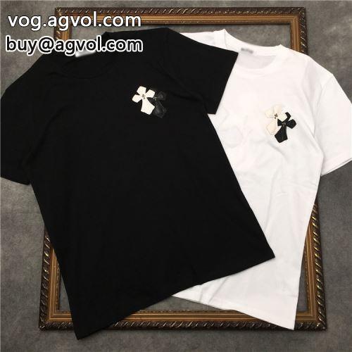  2022 クロムハーツコピー 2色可選 サイズ豊富 CHROME HEARTSコピー しわになりにくい 半袖Tシャツ  