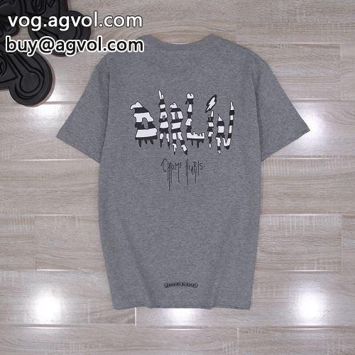 使い勝手抜群  2022 CHROME HEARTSコピー 耐久性のある 半袖Tシャツ クロムハーツコピー