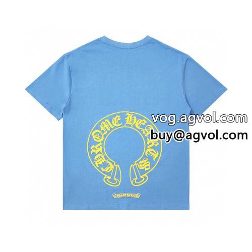  半袖Tシャツ 自然な肌触り クロムハーツコピー お洒落に魅せる  2022 CHROME HEARTSコピー  