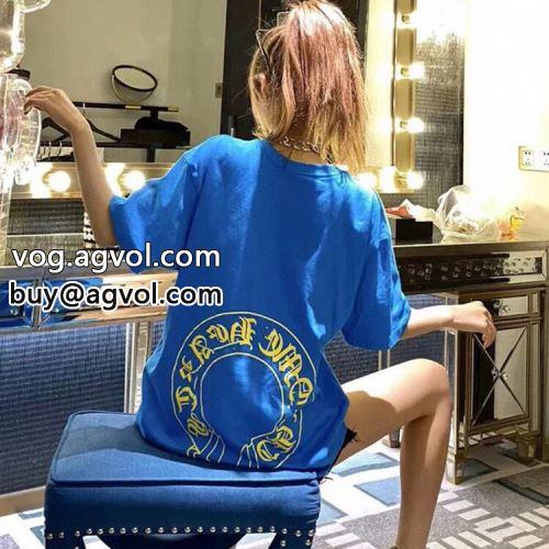 半袖Tシャツ 自然な肌触り クロムハーツコピー お洒落に魅せる  2022 CHROME HEARTSコピー