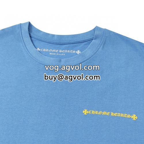 半袖Tシャツ 自然な肌触り クロムハーツコピー お洒落に魅せる  2022 CHROME HEARTSコピー