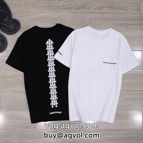  クロムハーツコピー 快適な着心地  半袖Tシャツ CHROME HEARTSコピー  2色可選 2022 スタイリッシュな印象  