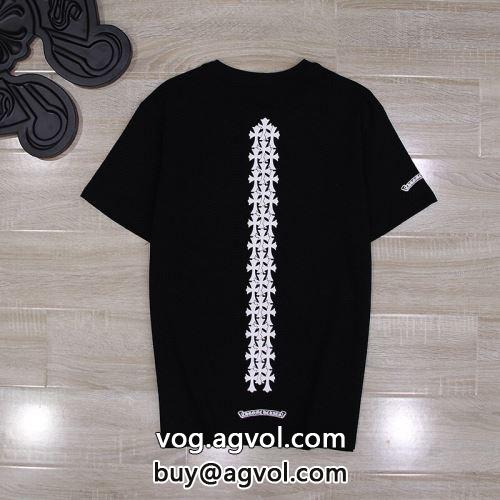 クロムハーツコピー 快適な着心地  半袖Tシャツ CHROME HEARTSコピー  2色可選 2022 スタイリッシュな印象