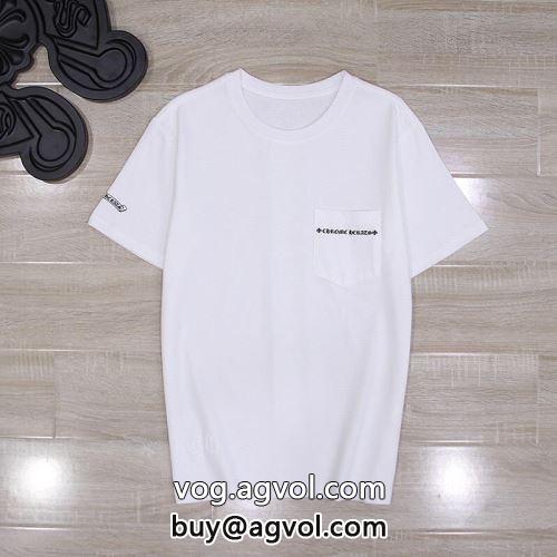 クロムハーツコピー 快適な着心地  半袖Tシャツ CHROME HEARTSコピー  2色可選 2022 スタイリッシュな印象