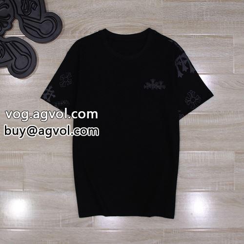 肌に馴染みやすい 超目玉 クロムハーツコピー 2色可選 2022 半袖Tシャツ CHROME HEARTSコピー
