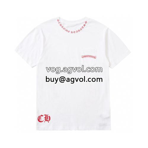 細身のシルエット 2色可選  CHROME HEARTSコピー  半袖Tシャツ  オリジナル クロムハーツコピー 2022
