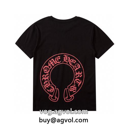 細身のシルエット 2色可選  CHROME HEARTSコピー  半袖Tシャツ  オリジナル クロムハーツコピー 2022